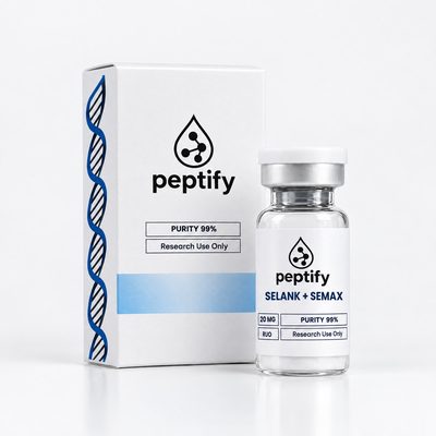 Selank + Semax 20mg snett från sidan — miniatyr, Pepixfi